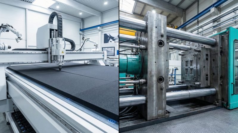 Digital Cutting Machine vs Injection Molding Equipment
