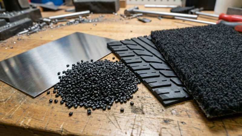 Raw Manufacturing Materials Stainless Steel PVC Granules And Nylon Fiber