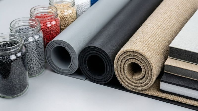 Various Raw Materials for Automotive Floor Mats