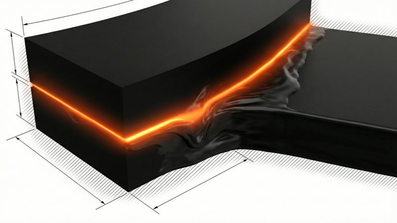 Cross Section Of High Frequency Material Fusion