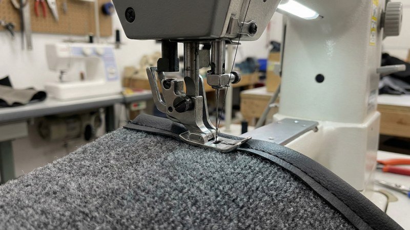 Industrial Walking Foot Sewing Machine Stitched Thick Leather Binding