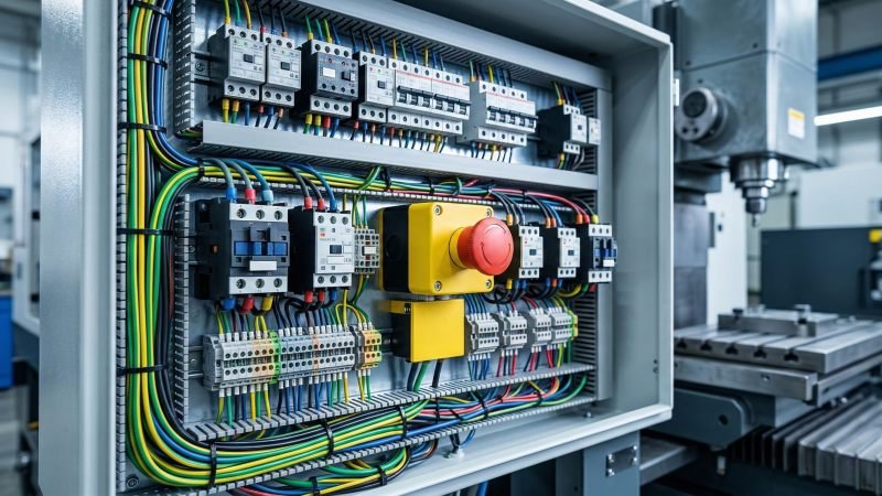 Industrial Machine Electrical Safety Panel