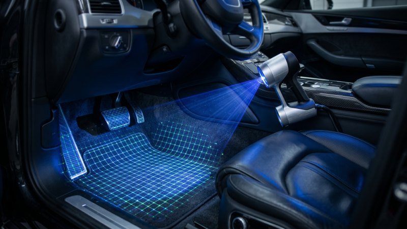 3D Laser Scanning Vehicle Interior